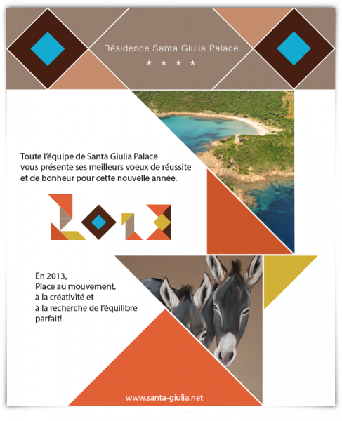 Voeux de début d'année par une campagne emailing